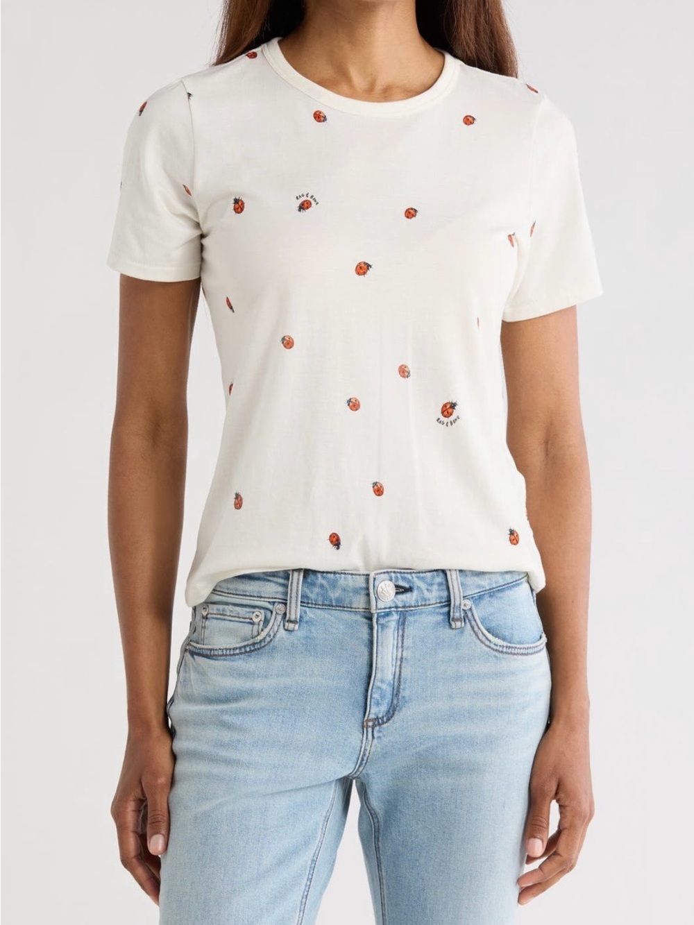 NWT rag & bone
Ladybug Cotton Blend
T-Shirt, Size XS